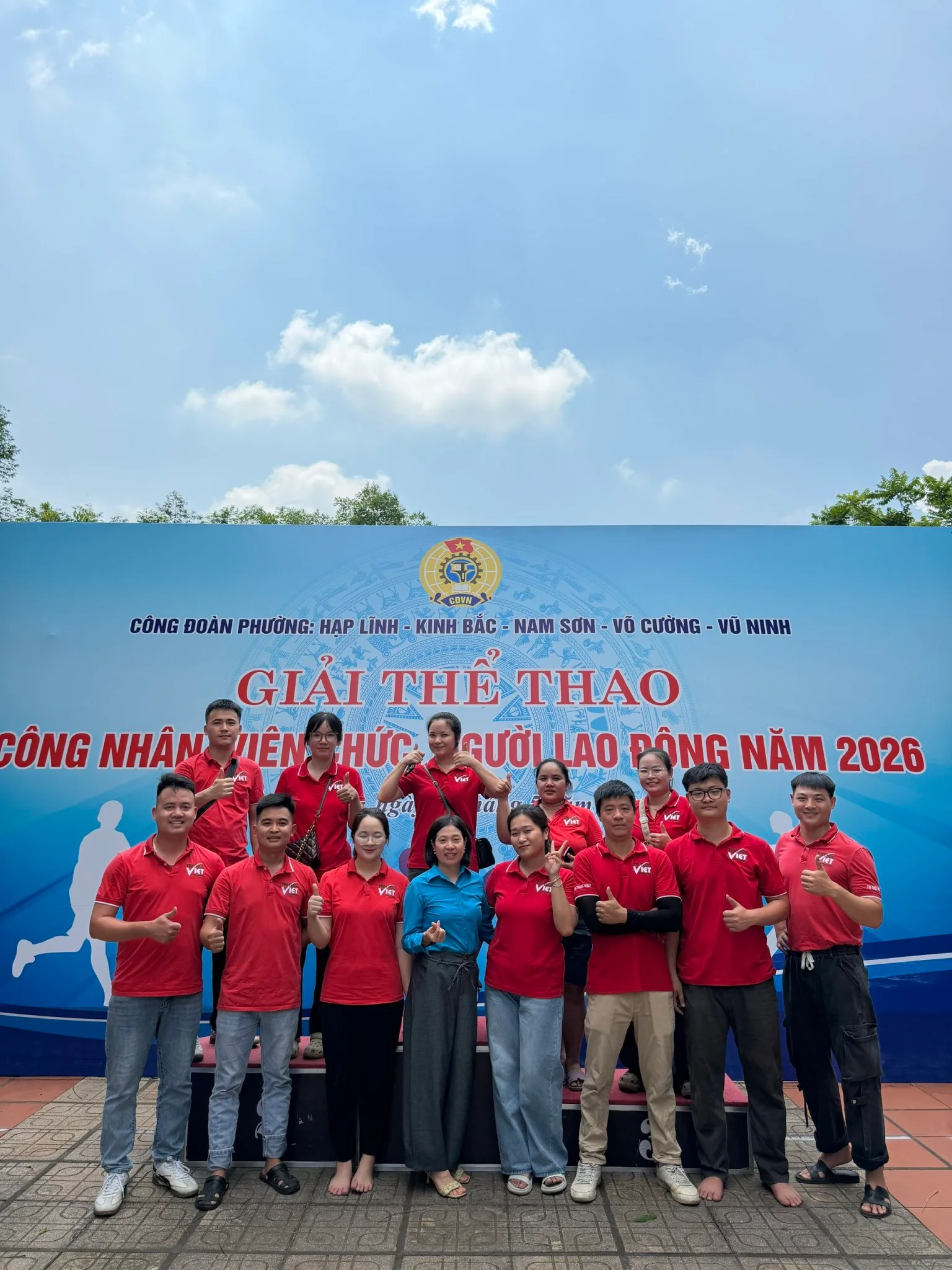 Đội ngũ Tri Thức Việt tại giải thể thao công nhân, viên chức, người lao động năm 2026